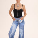 PANTALON DENIM CABALLO mezclilla