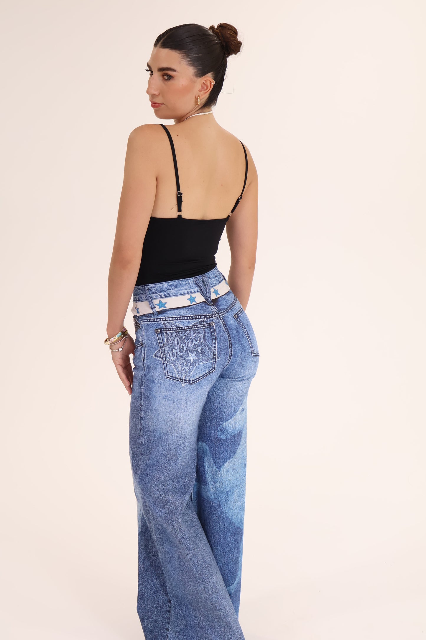 PANTALON DENIM CABALLO mezclilla