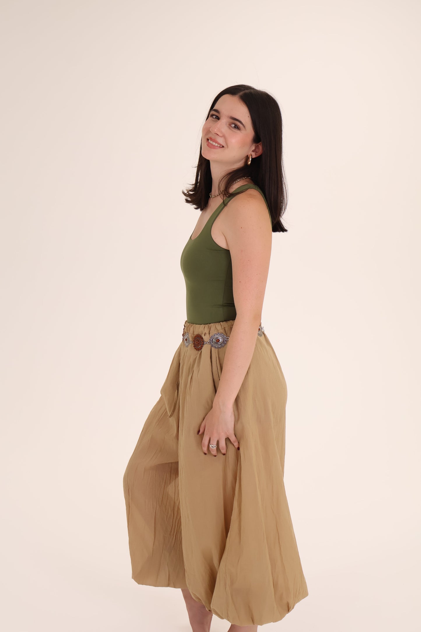 PANTALON GLOBO kaki
