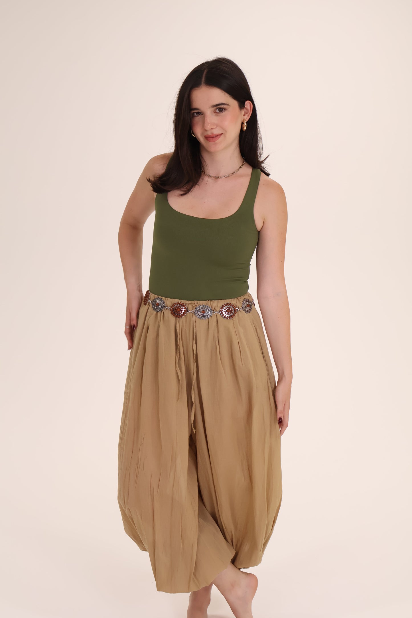 PANTALON GLOBO kaki