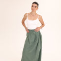 PANTALON HOJA verde