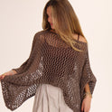 PONCHO LARGO PUNTO cafe