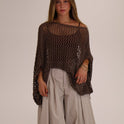 PONCHO LARGO PUNTO cafe