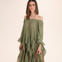 TOP TIRAS verde