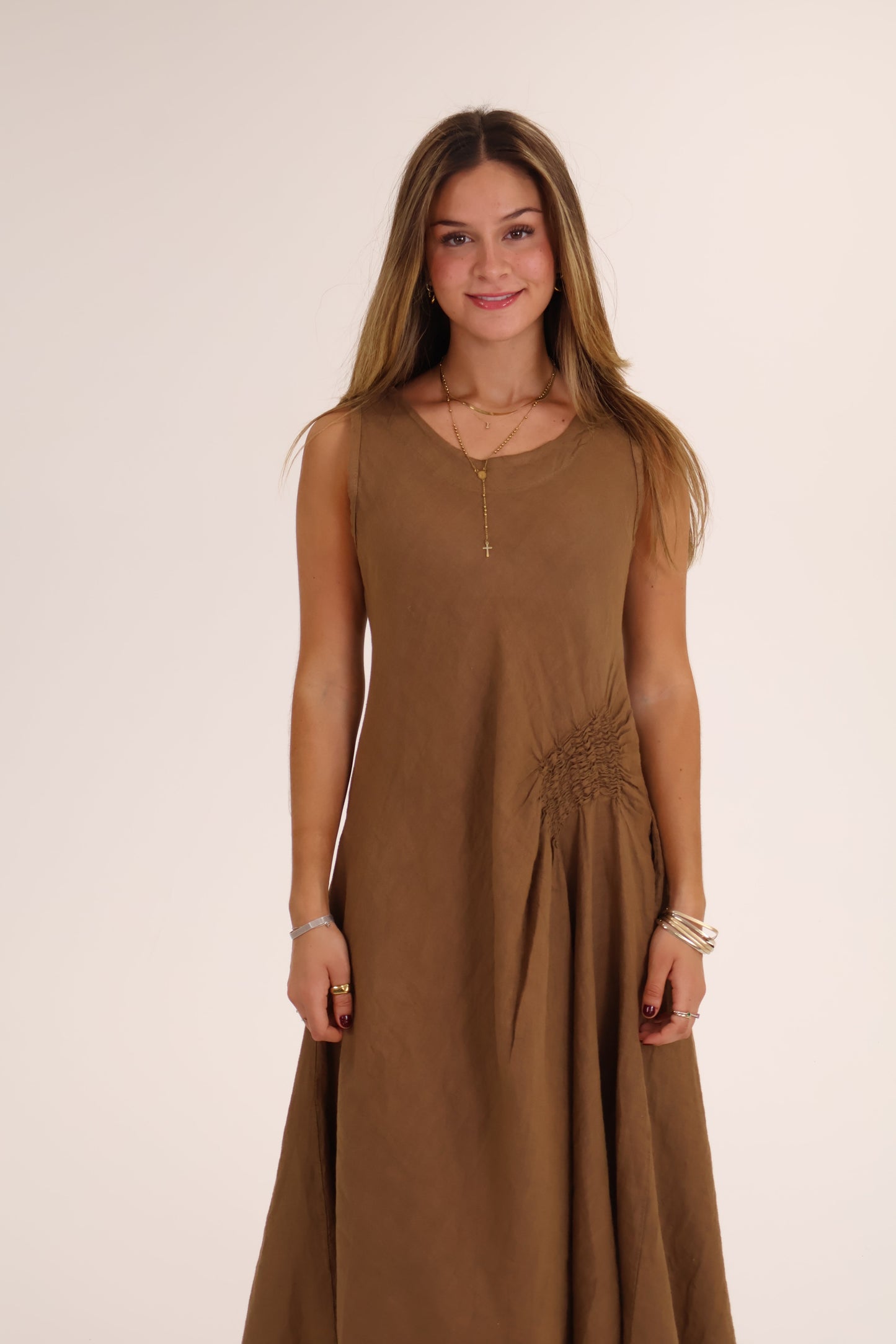 VESTIDO AVIES cafe