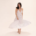VESTIDO BOLAS blanco-con-negro