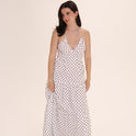 VESTIDO BOLAS blanco-con-negro