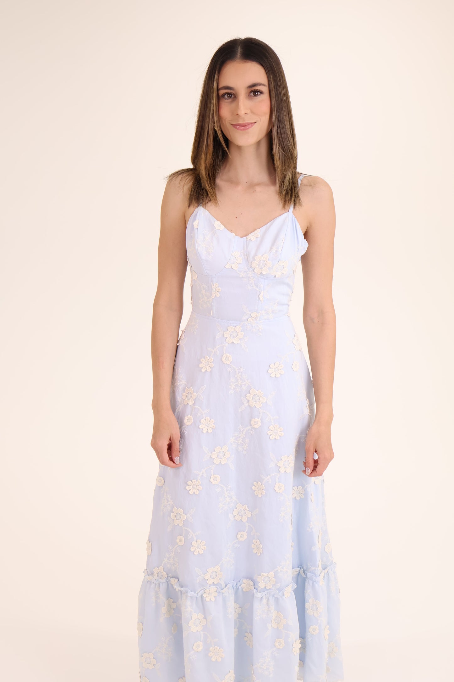 VESTIDO BORDADO FLOR