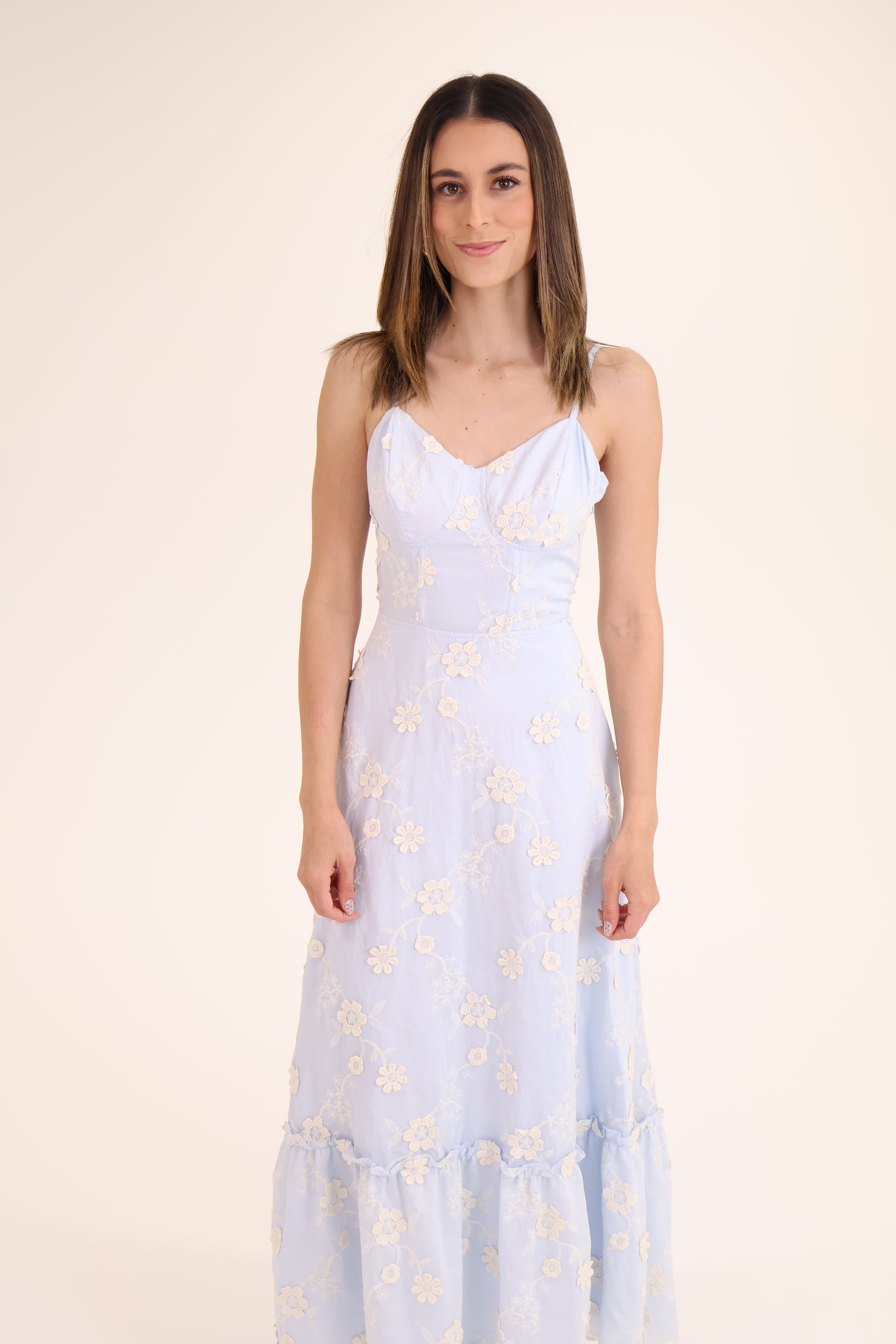 VESTIDO BORDADO FLOR