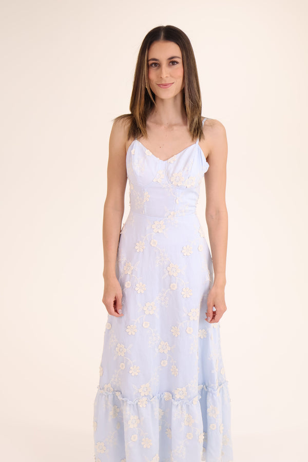 VESTIDO BORDADO FLOR
